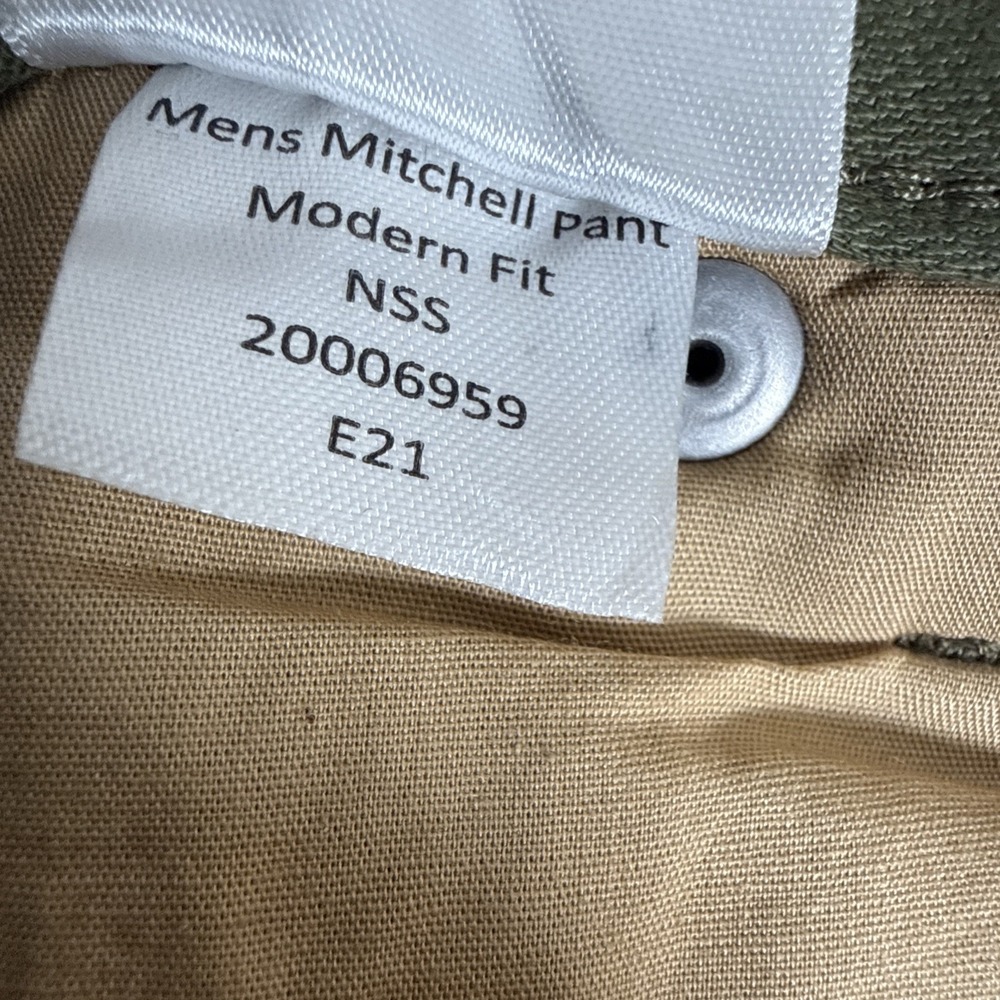 Mountain Khakis Mitchell Pants Mens 38x34 Green Stretch 5 Pocket - Picture 9 of 9